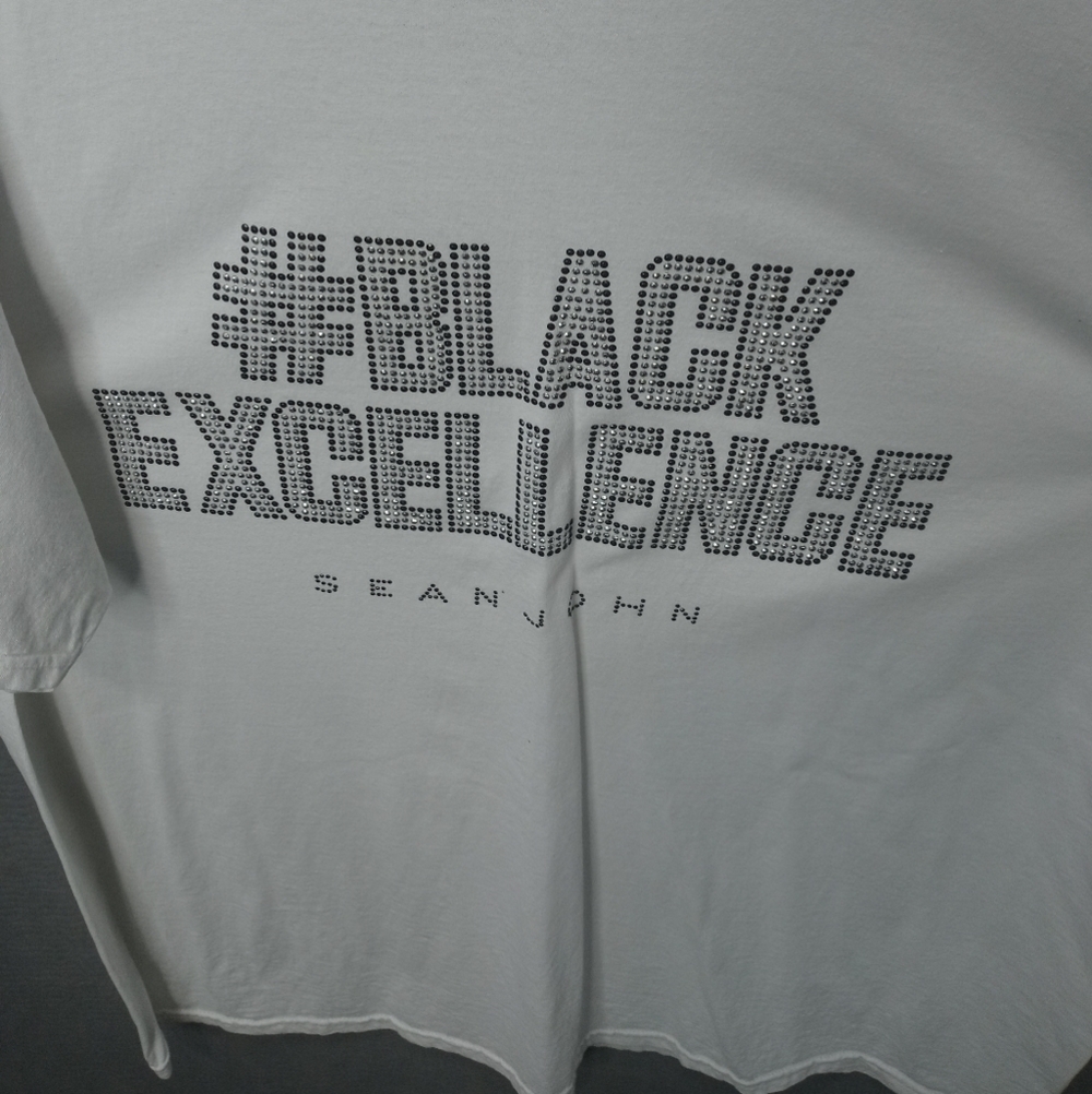 Sean John women's '#Black Excellence' whiT-shirt